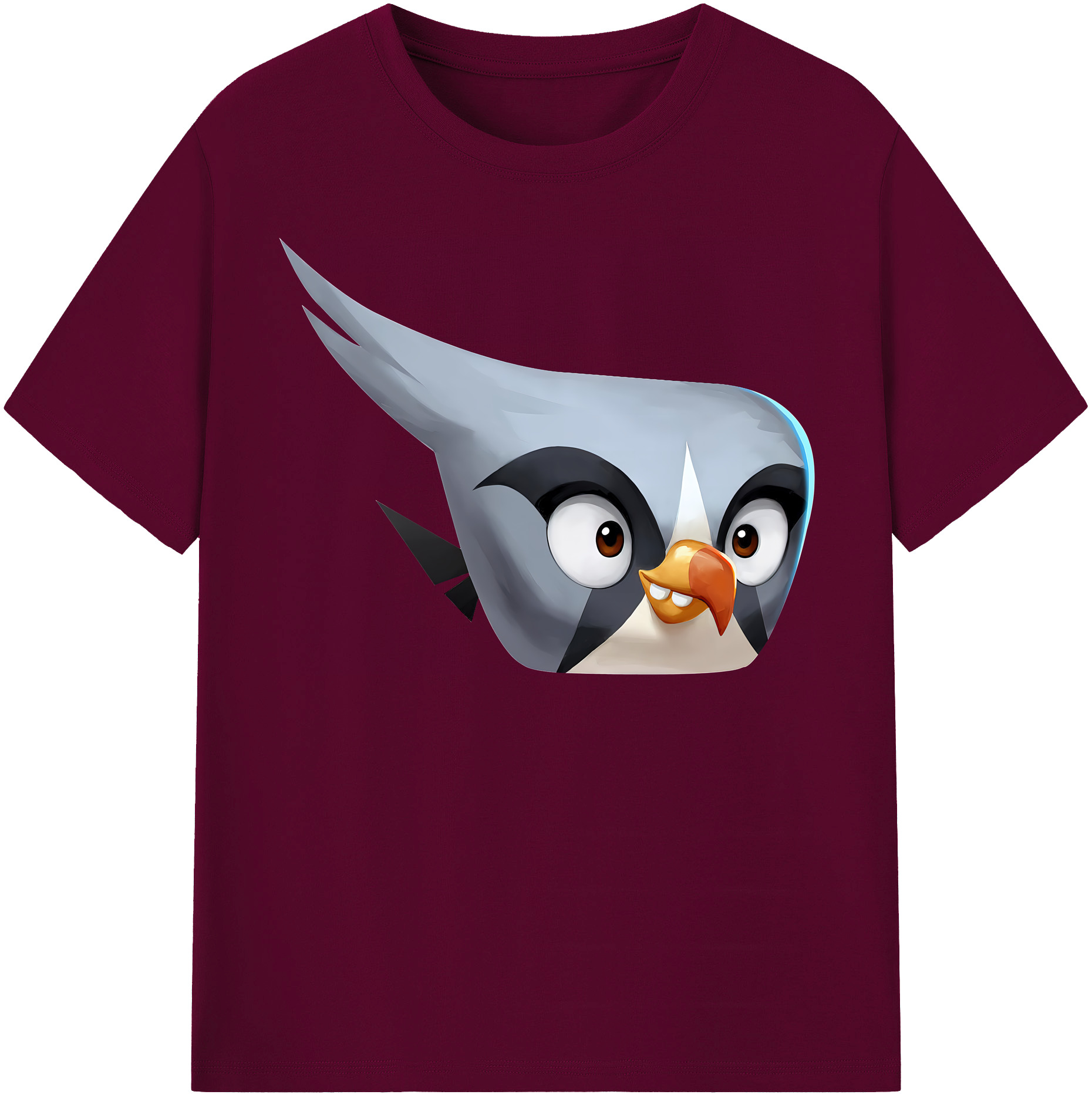 （画像用） Angry Birds アングリーバード レディースカジュアルプリントTシャツ（綿100％）